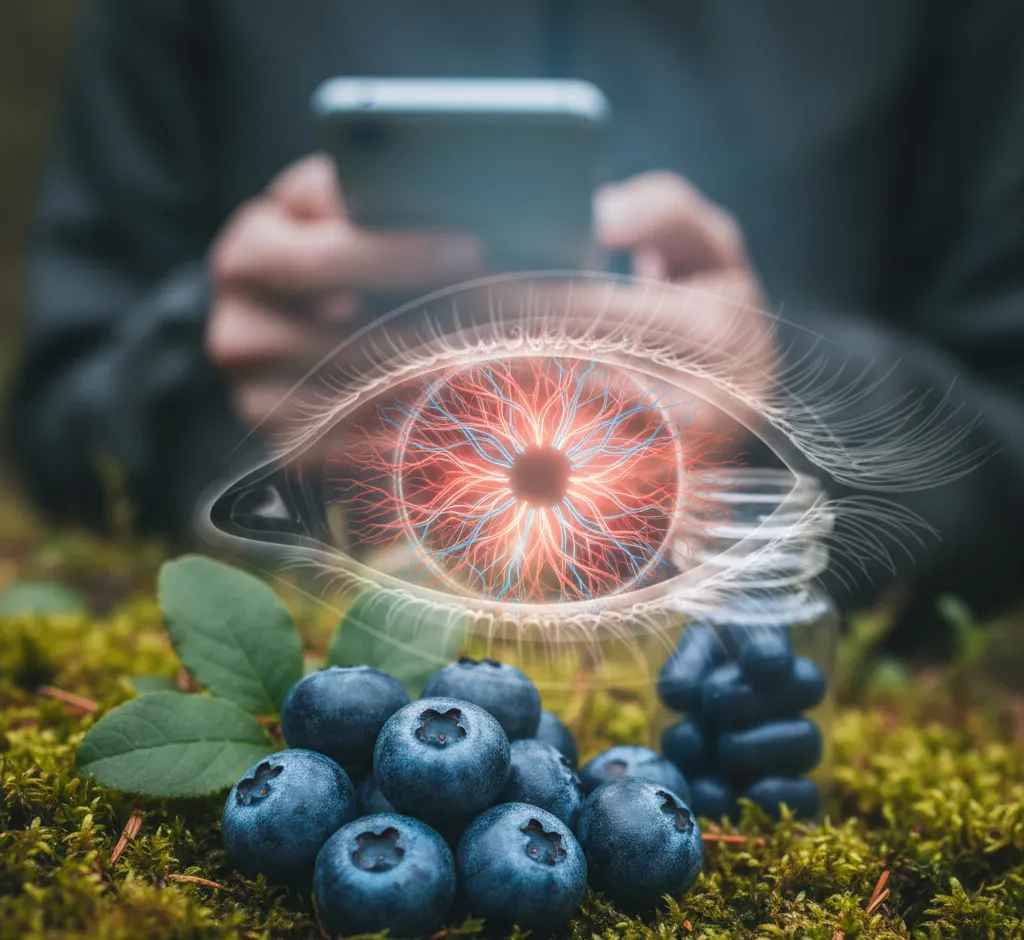 Bilberry-extract: natuurlijke ondersteuning voor sterke oogcapillairen en scherp zicht