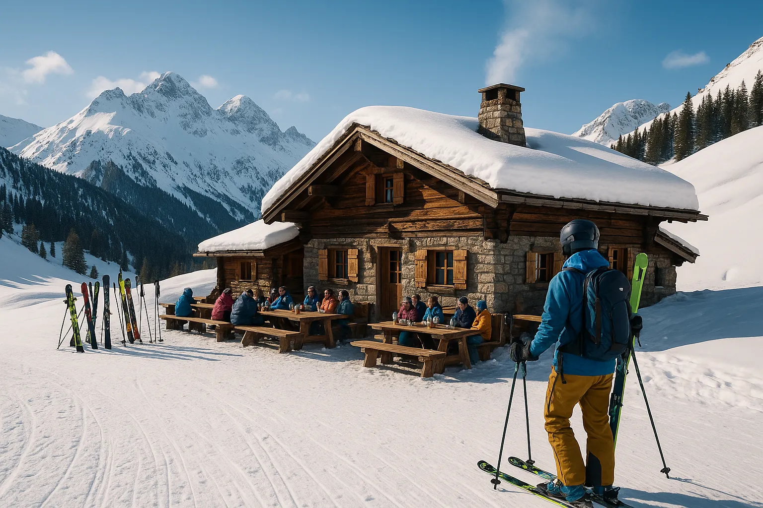 De magie van skiën en winterse gezelligheid: een betoverende ontsnapping in de sneeuw