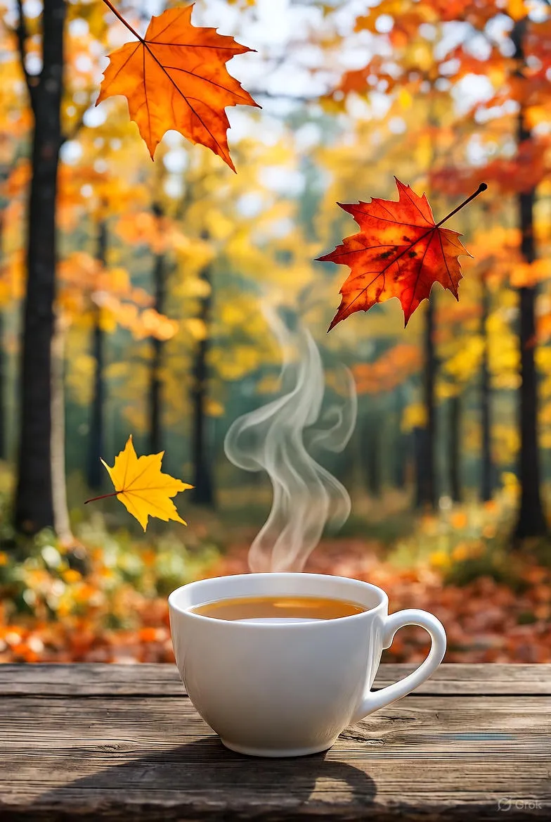 De Pracht van Herfstkleuren: Geniet met een Dampend Kopje Thee