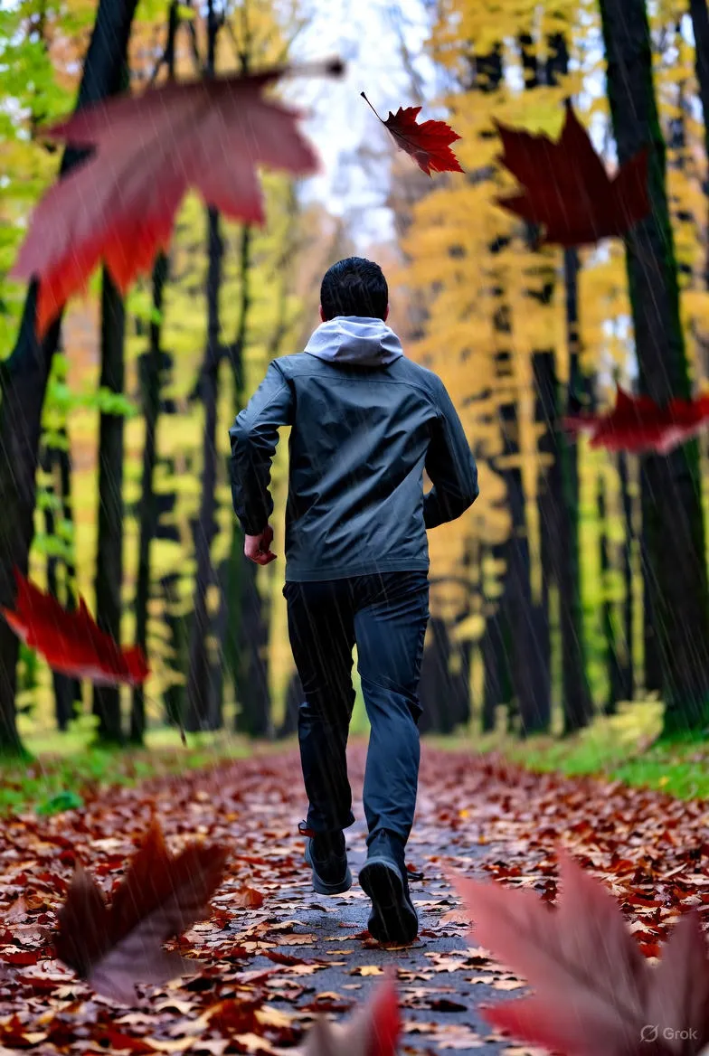 Hardlopen in de Herfstregen: Verfrissende Avonturen Onder Natte Bladeren