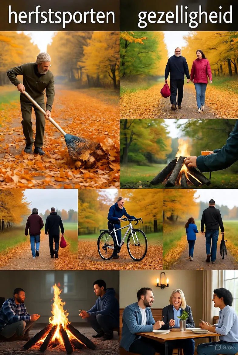Herfstplezier: Sporten in de Vallende Bladeren en Gezellige Avonden