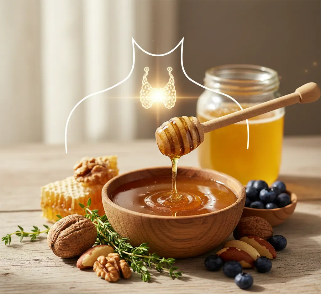 Honing: Een Natuurlijke Ondersteuning voor een Gezonde Schildklierfunctie