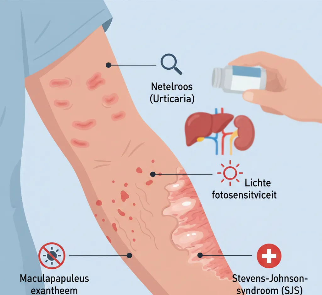 Huiduitslag door medicijnen: stoppen of doorgaan met de behandeling?