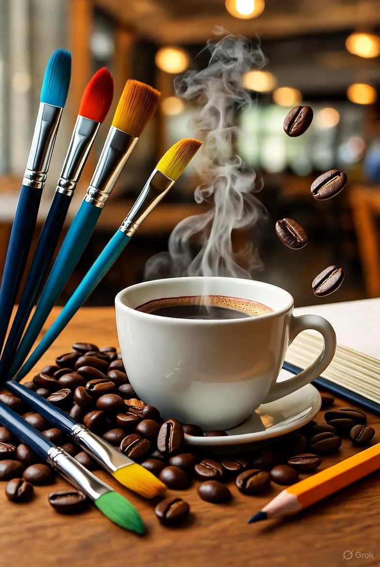 Koffie als Vonktje voor Creatieve Genialiteit: Hoe Cafeïne Je Ideeën Doet Sprankelen