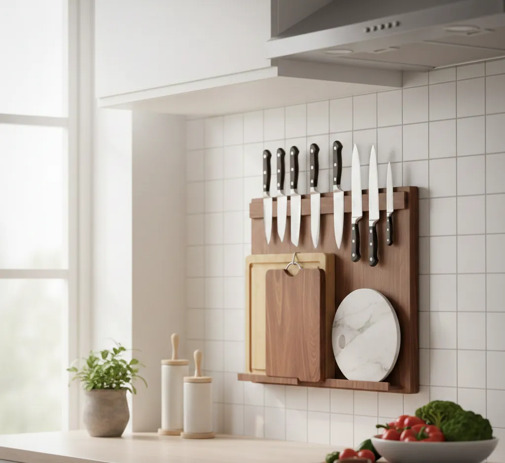 Magnetische snijplank- en messenopslag: zo richt je je keuken slim en veilig in