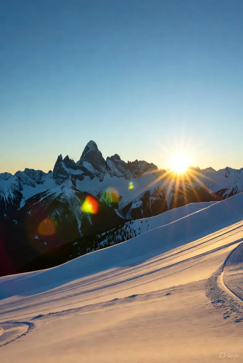 Skiën in de Ochtendzon: De Ultieme Winterse Betovering
