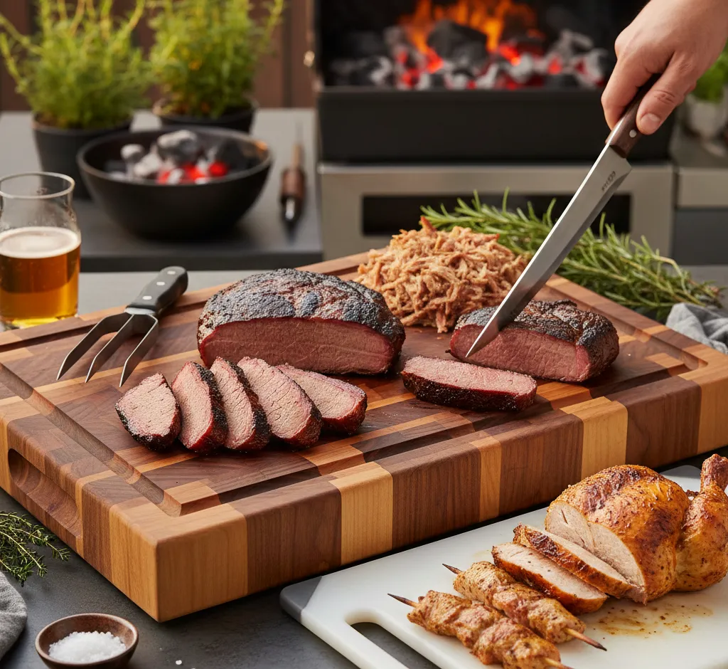 Snijplank voor barbecuevlees portioneren: zo kies en gebruik je hem optimaal