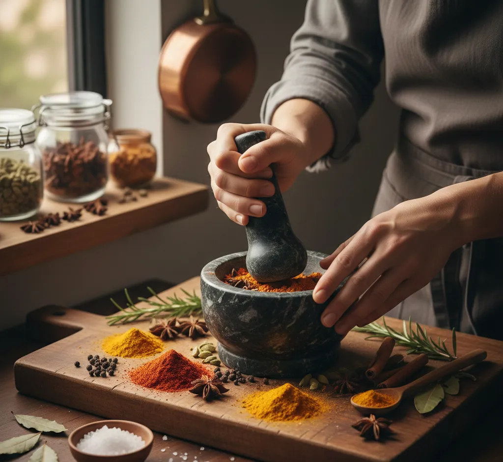 Snijplank voor specerijen mengen: De perfecte oppervlak voor culinaire creaties