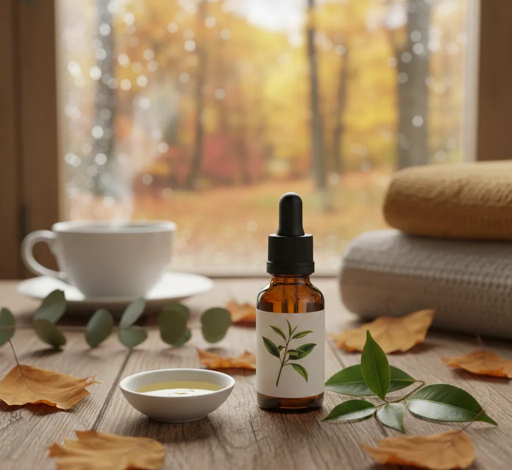 Tea tree olie in de herfst: natuurlijke desinfectie voor huid, huis en gezondheid