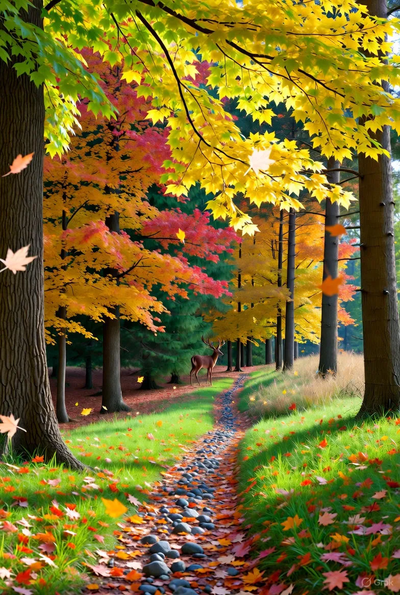 Wandelen door Herfstbossen: Een Betoverende Reis vol Kleuren en Rust