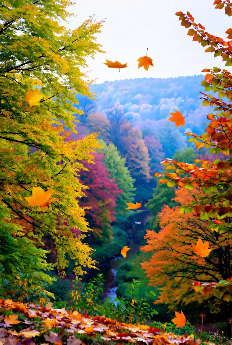 Wandelen door Herfstpracht: De Betoverende Kleuren van het Seizoen
