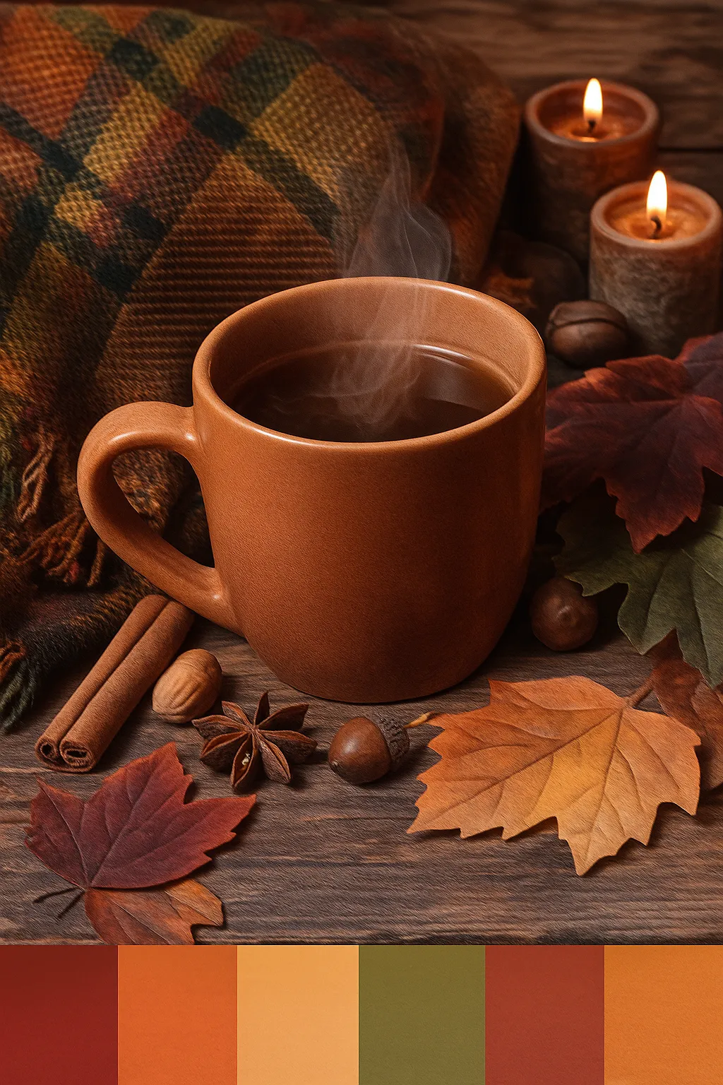 Warme Herfstthee en Kleurrijke Paletten: De Perfecte Combinatie voor het Seizoen