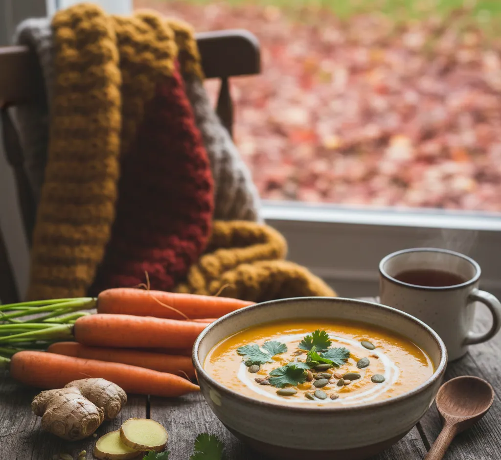 Wortelsoep in de herfst: jouw natuurlijke vitamine A‑boost