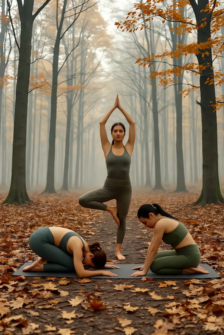 Yoga in de Herfst: Herstel Focus en Balans met Seizoensgewijze Praktijken