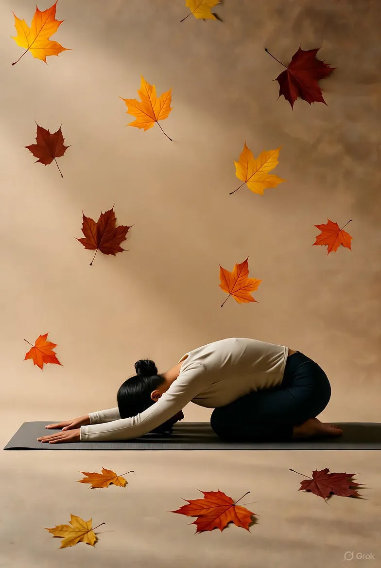 Yoga voor Herfstontspanning: Rust en Balans in het Najaar