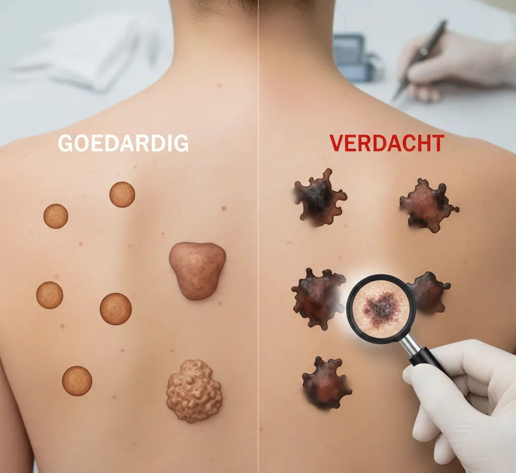 Zijn donkere vlekken op de huid altijd kanker?